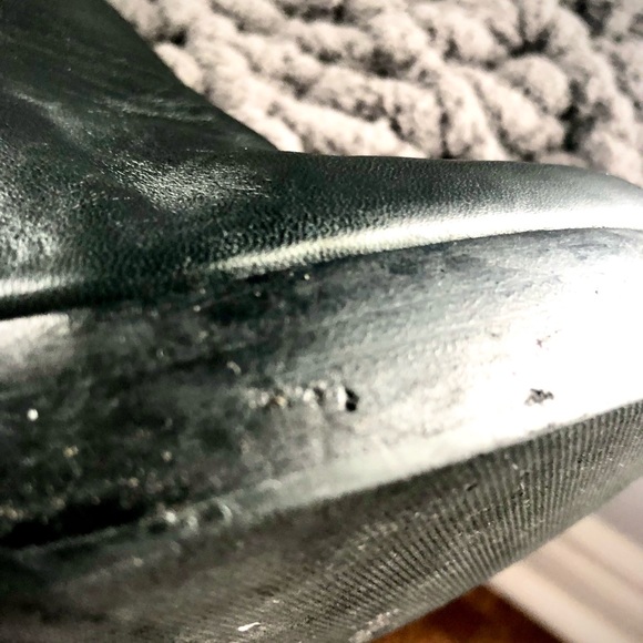 Knee High Leather Stiletto Boots - Picture 8 of 8